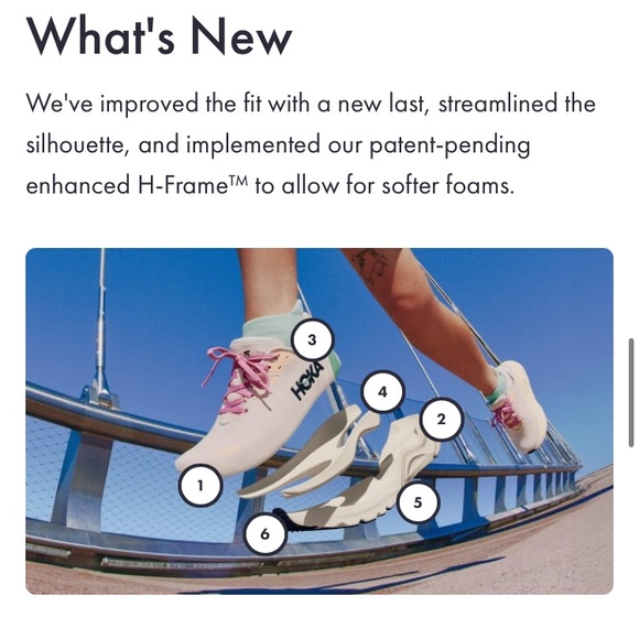 Hoka W Arahi 8 Women's Cream and Pink Athletic Shoes - Picture 7 of 11